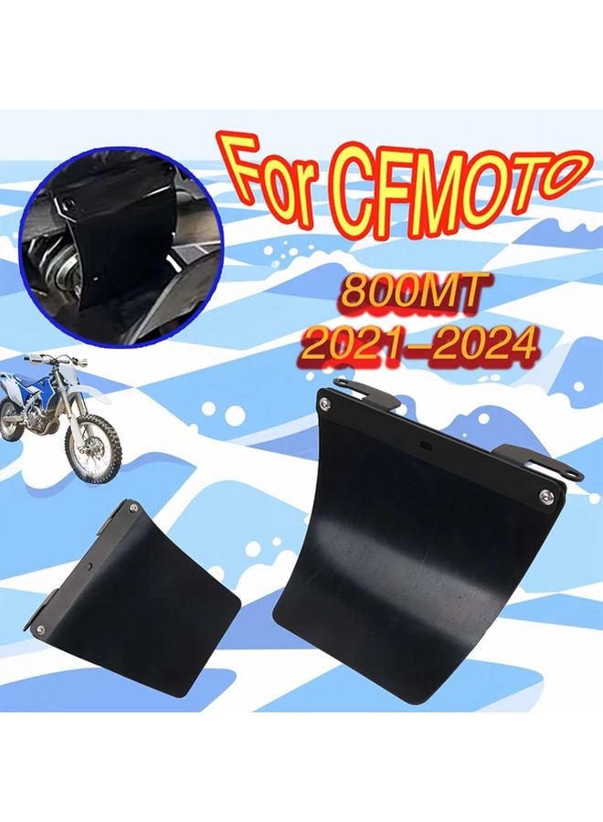 Black Rear Shock Absorber Wheel Hub Fender Guard for CFMOTO 800MT 2021 2024 Motorcycle - Image 1